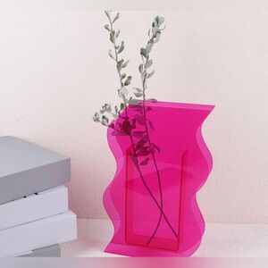 pink vase